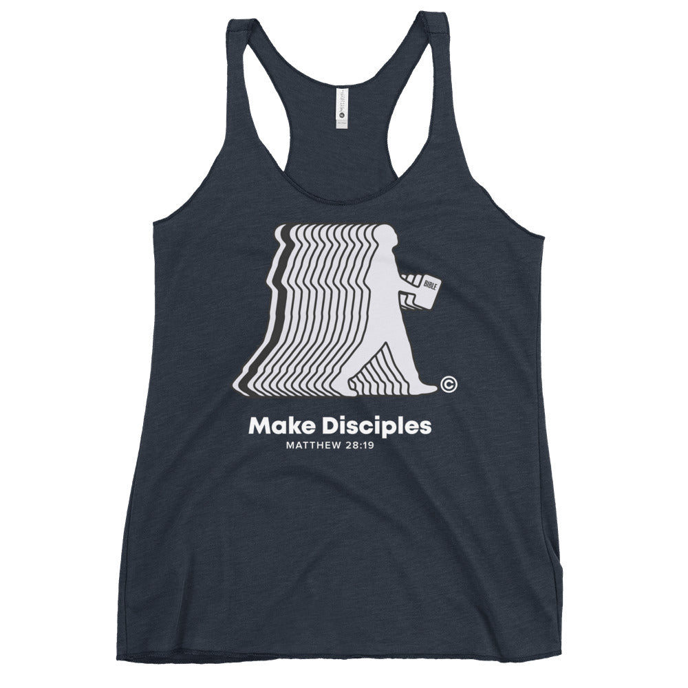 Make Disciples Colored Women's Racerback Tank