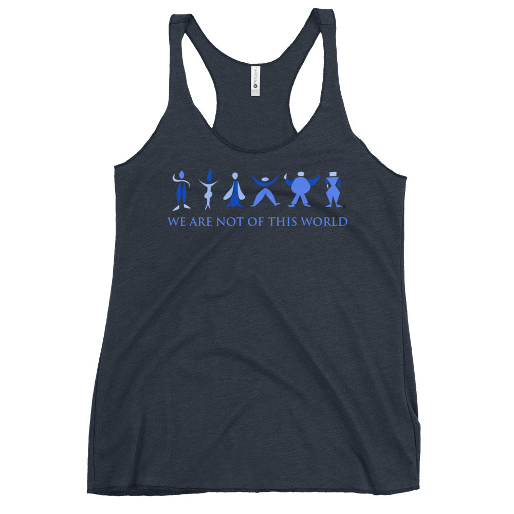 We Are Not of This World Women's Racerback Tank