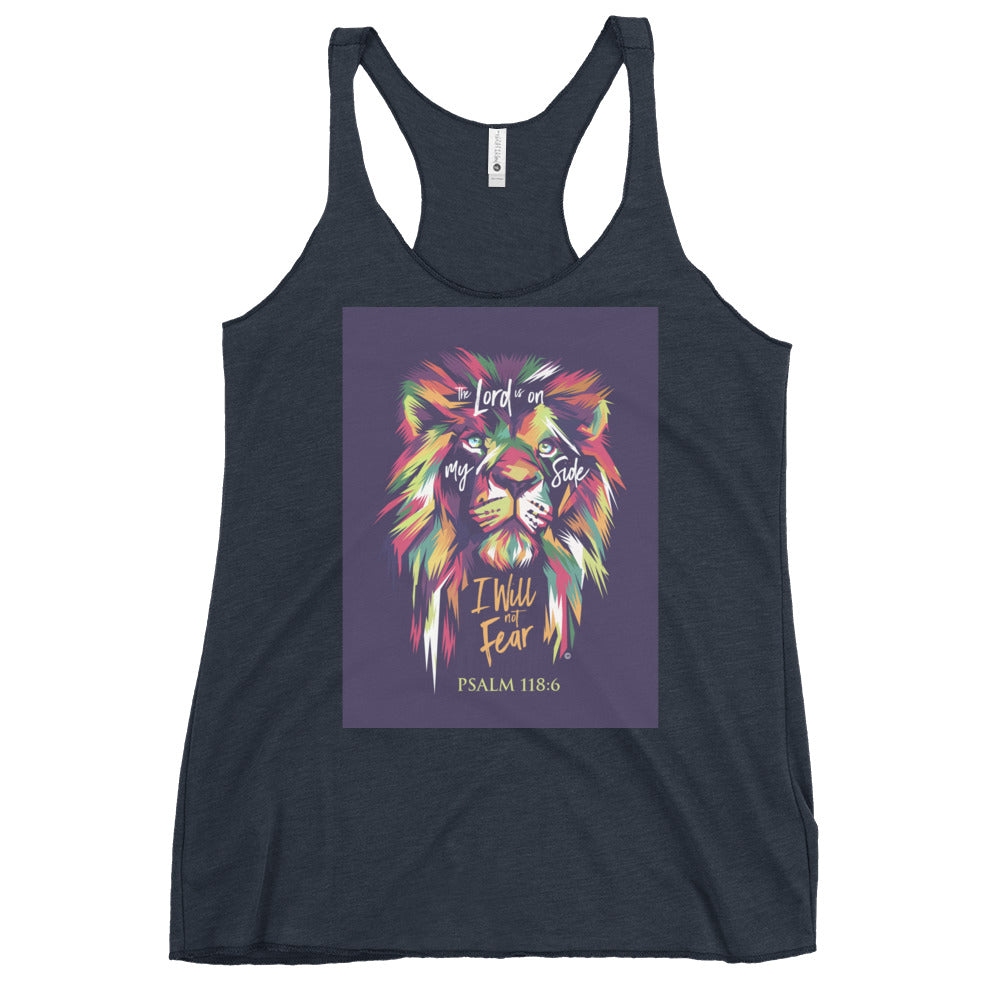 I Will Not Fear Women's Racerback Tank