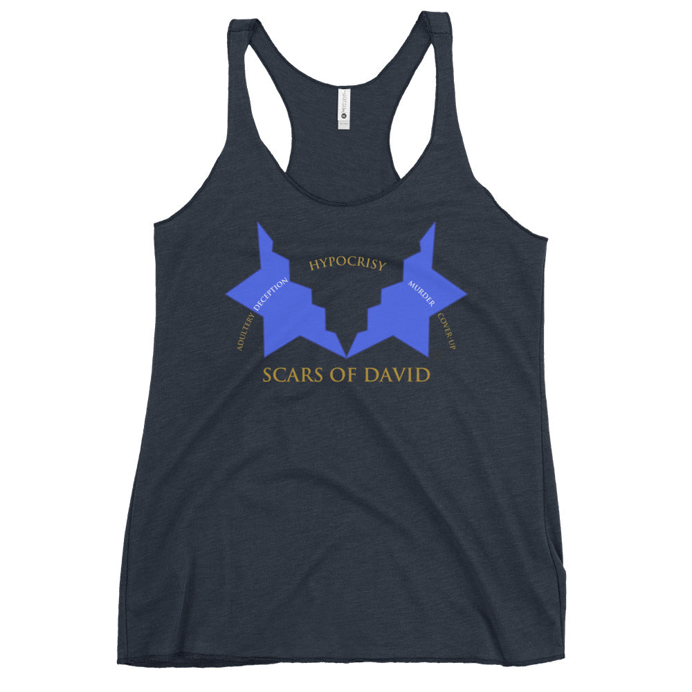 Scars of David Women's Racerback Tank