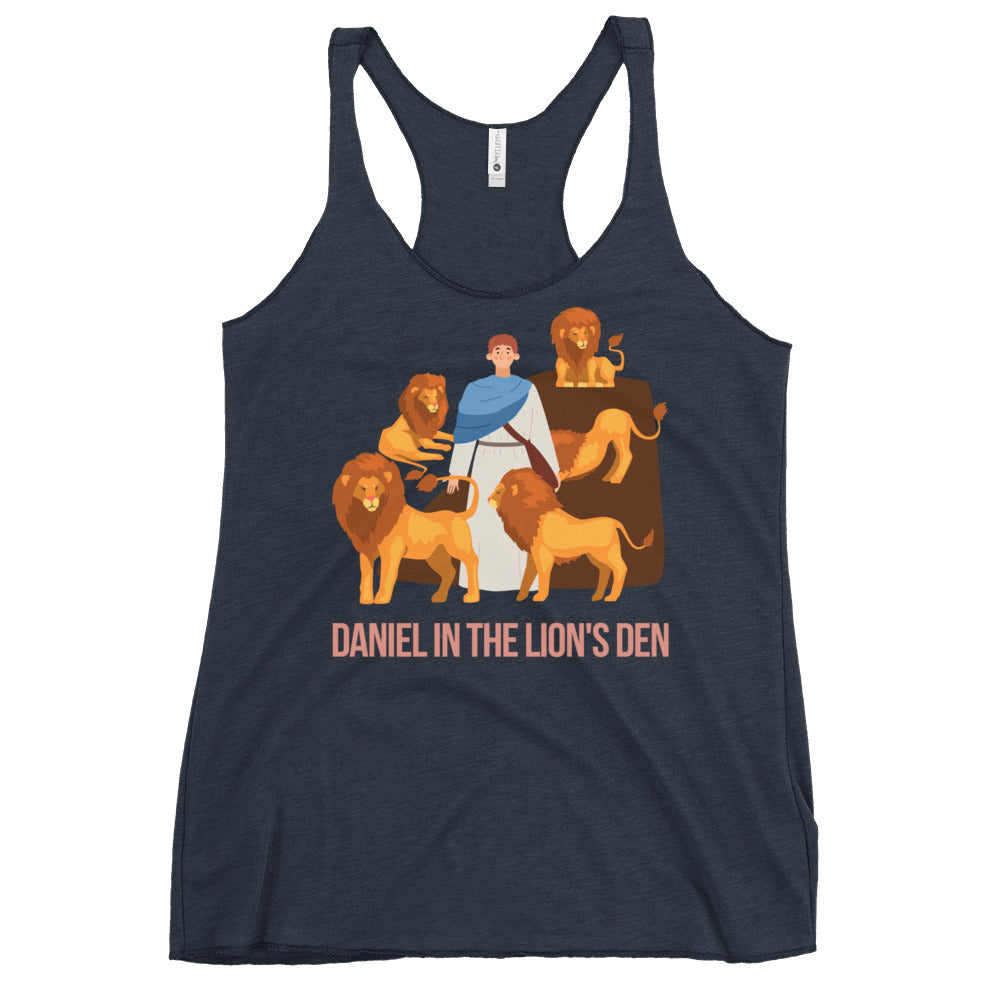 Daniel in the Lion's Den Women's Racerback Tank