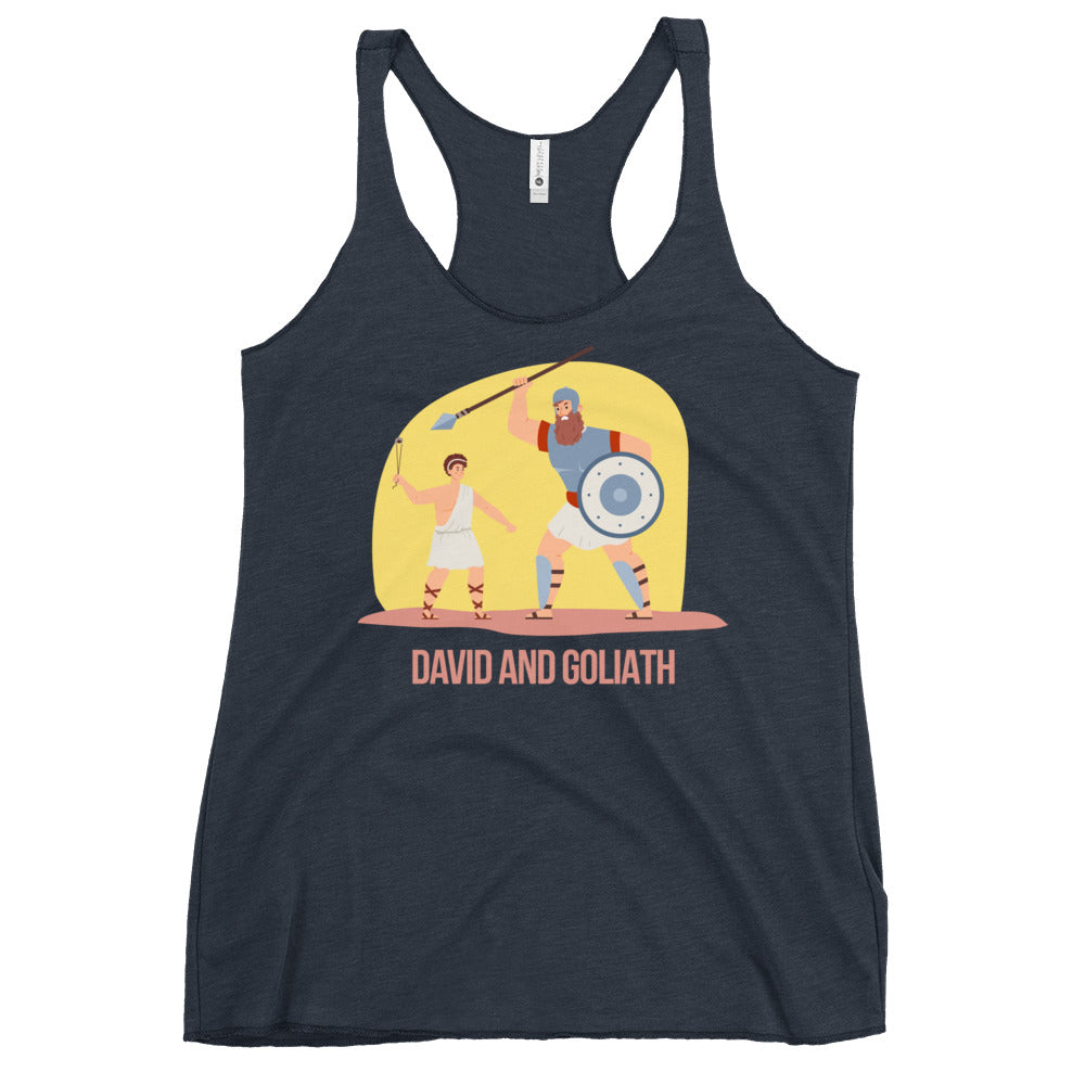 David and Goliath Women's Racerback Tank