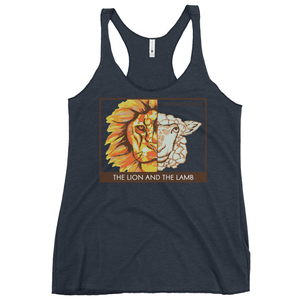 The Lion and the Lamb Women's Racerback Tank