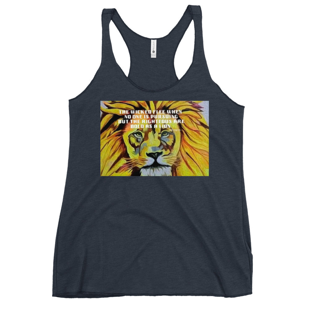 Bold as a Lion Women's Racerback Tank