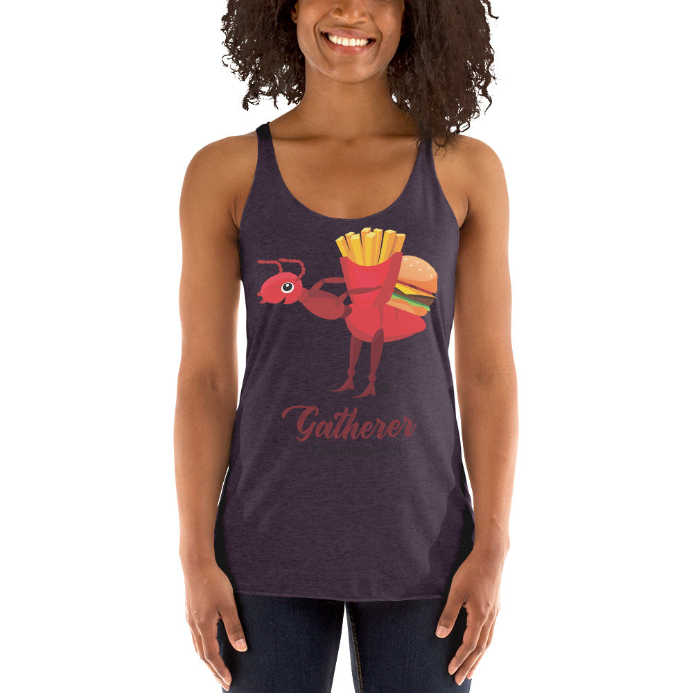 Gatherer Women's Colored Racerback Tank