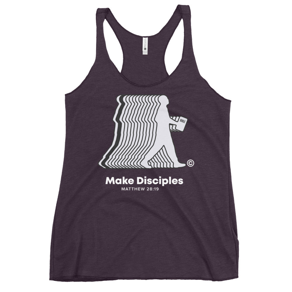 Make Disciples Colored Women's Racerback Tank