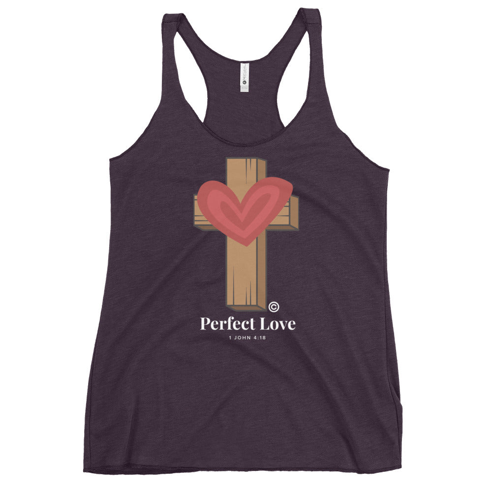 Perfect Love Colored Women's Racerback Tank