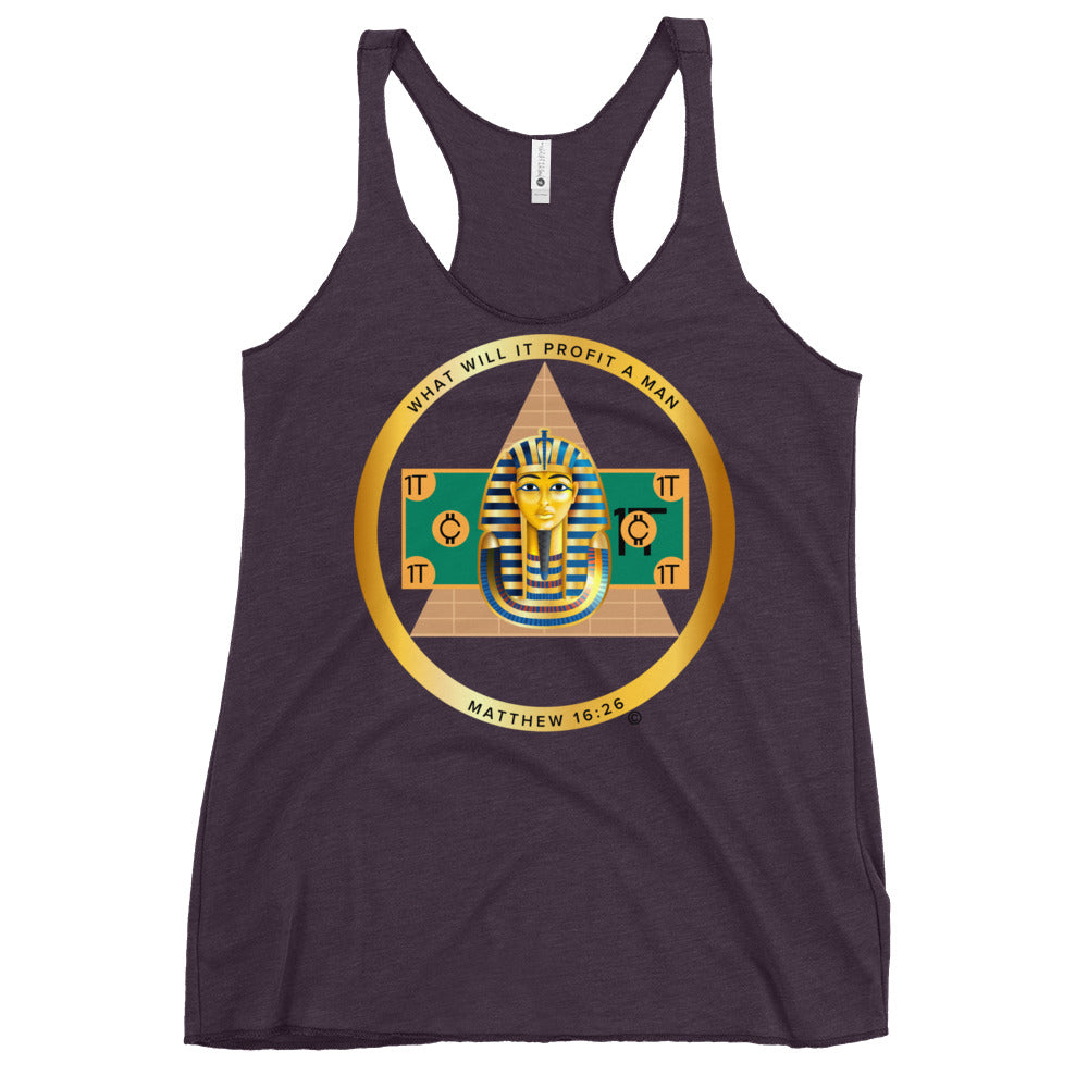 Matthew 16:26 Women's Racerback Tank