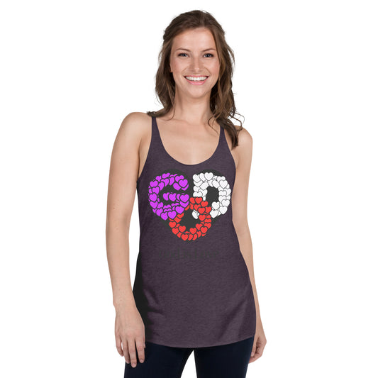 God is Love Women's Racerback Tank