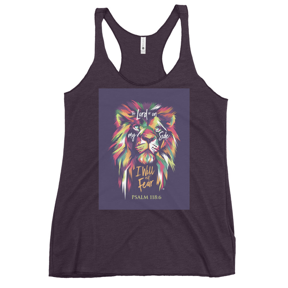 I Will Not Fear Women's Racerback Tank
