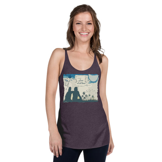 A Friend Loves At All Times Women's Racerback Tank