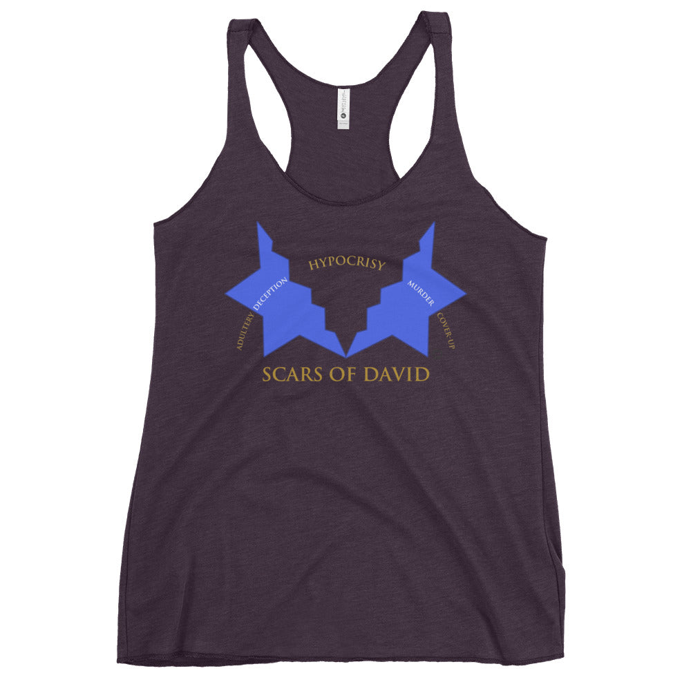 Scars of David Women's Racerback Tank