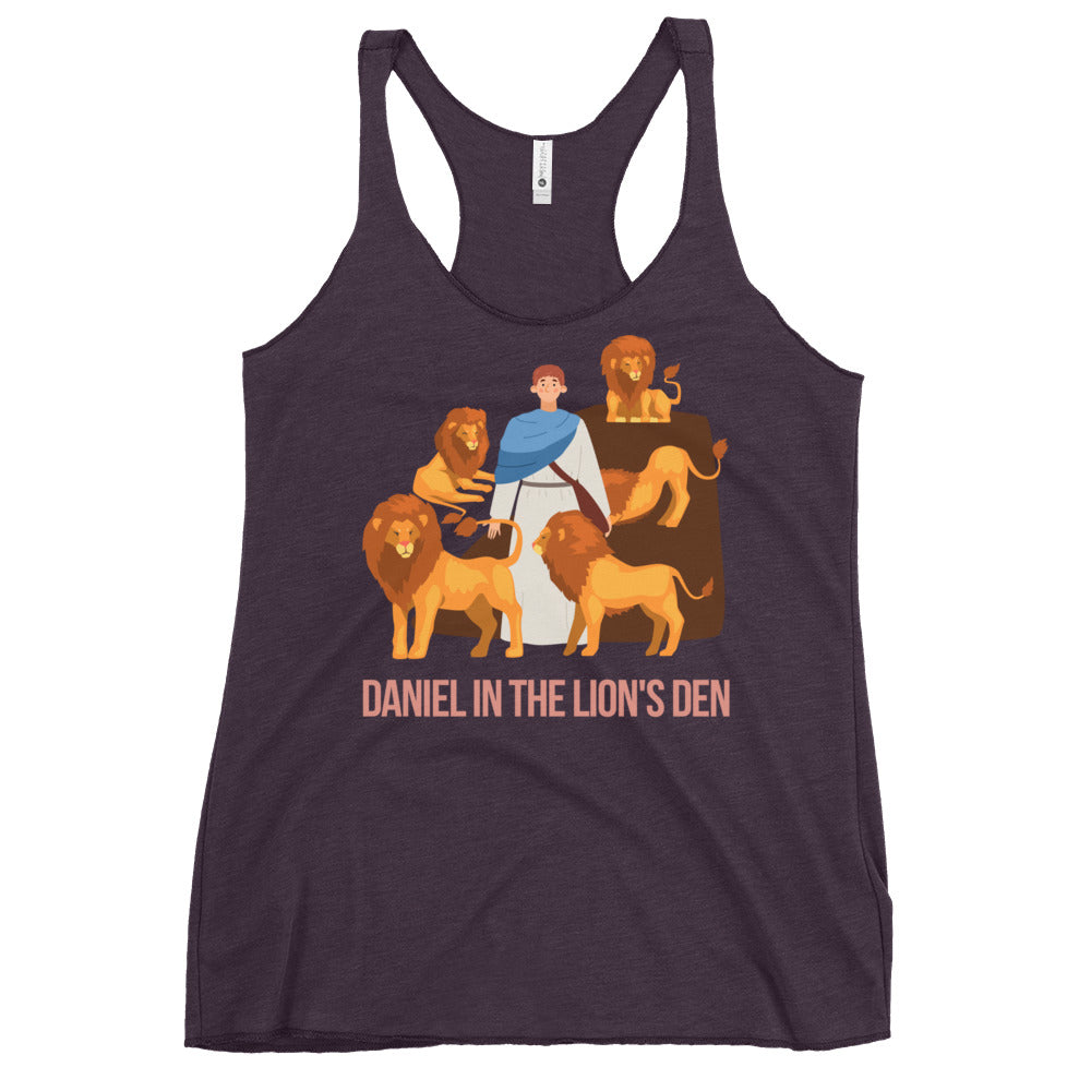 Daniel in the Lion's Den Women's Racerback Tank