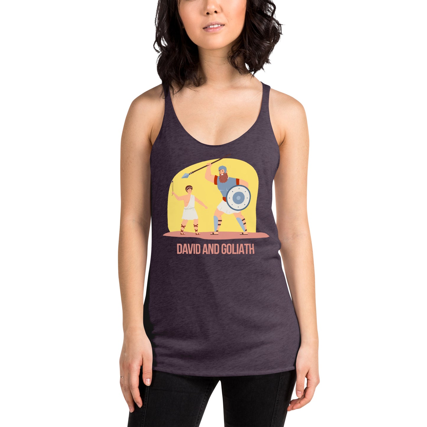 David and Goliath Women's Racerback Tank