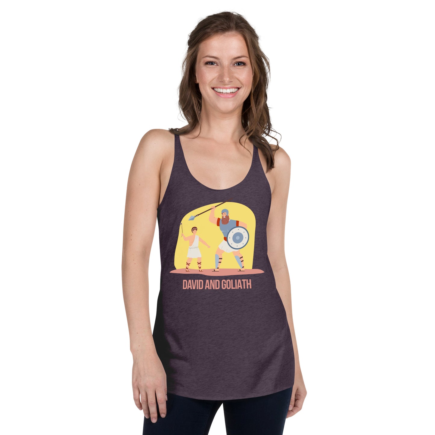 David and Goliath Women's Racerback Tank