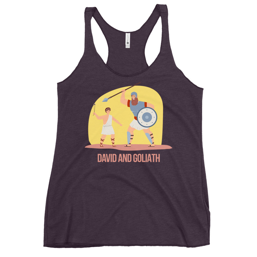 David and Goliath Women's Racerback Tank