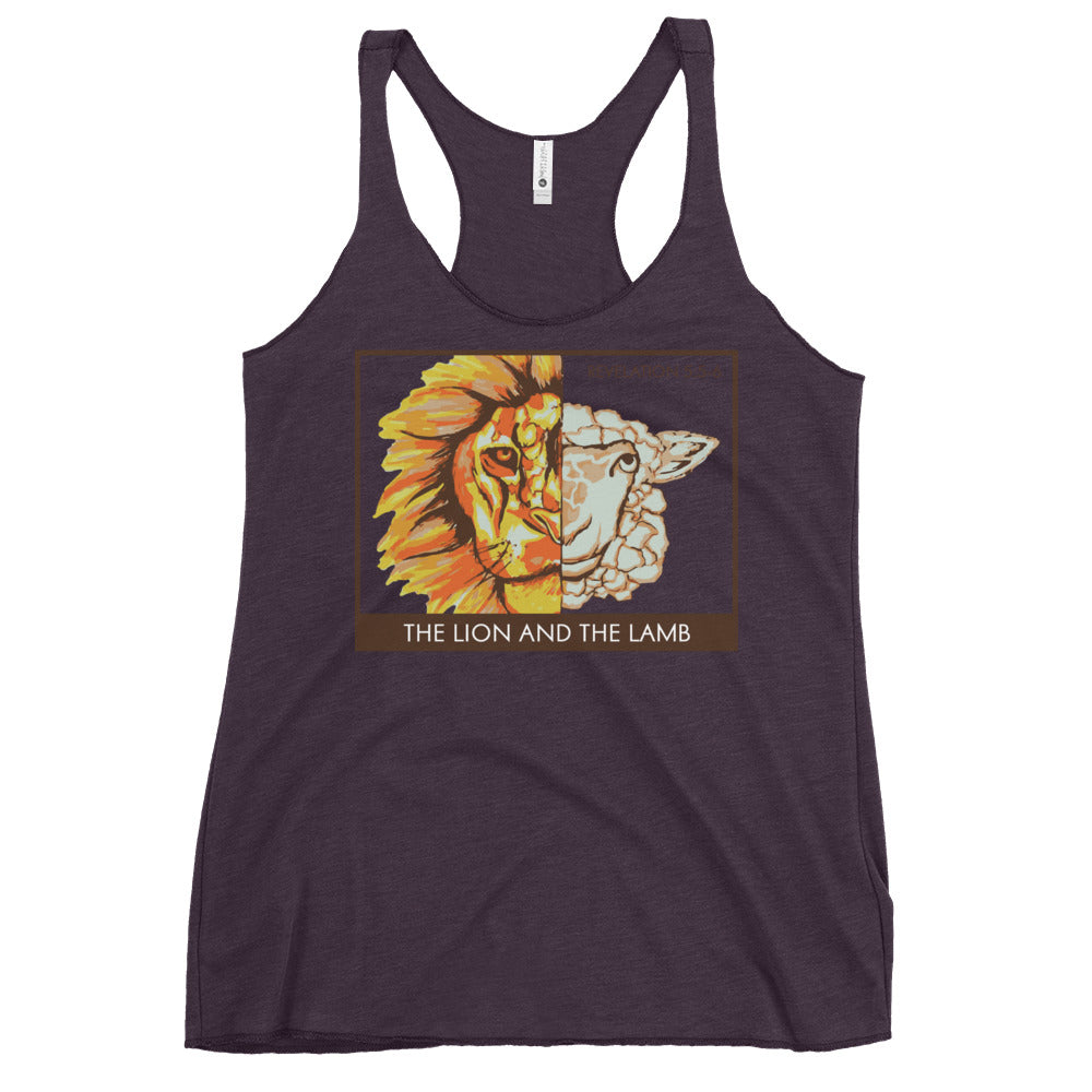 The Lion and the Lamb Women's Racerback Tank