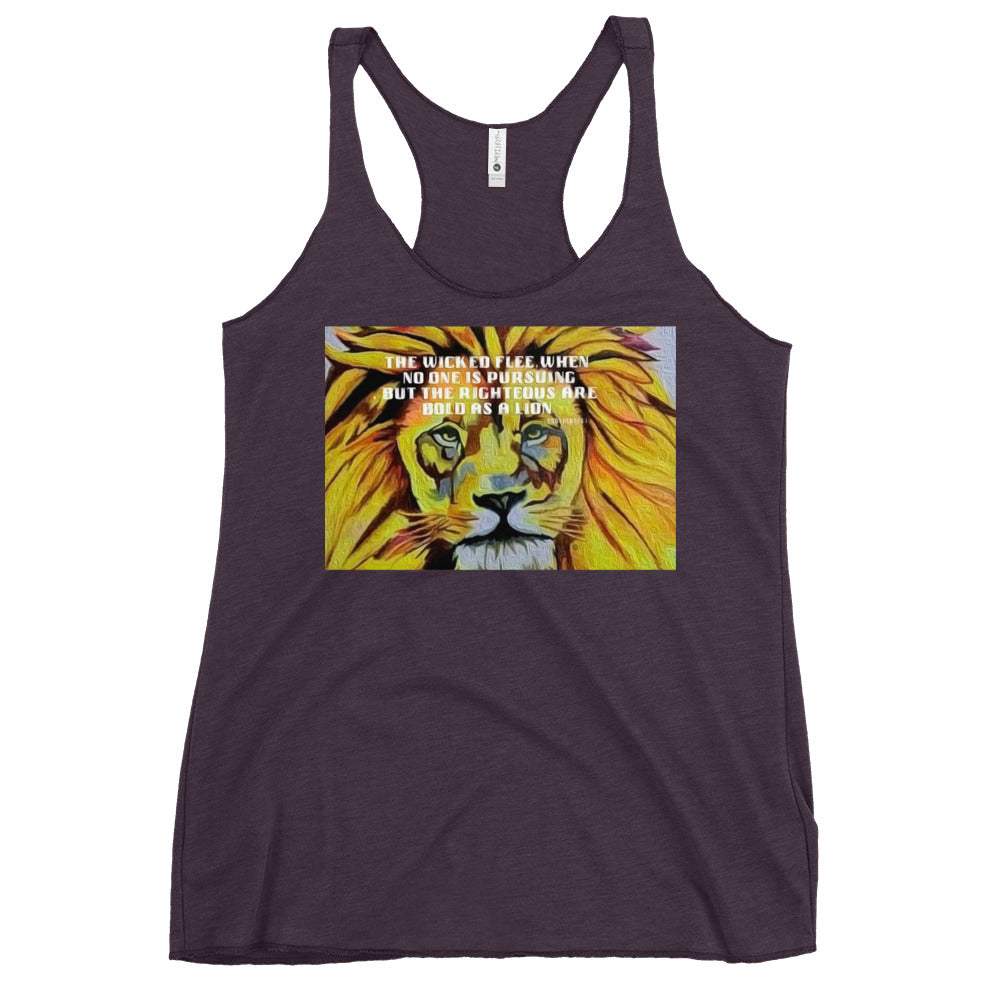 Bold as a Lion Women's Racerback Tank