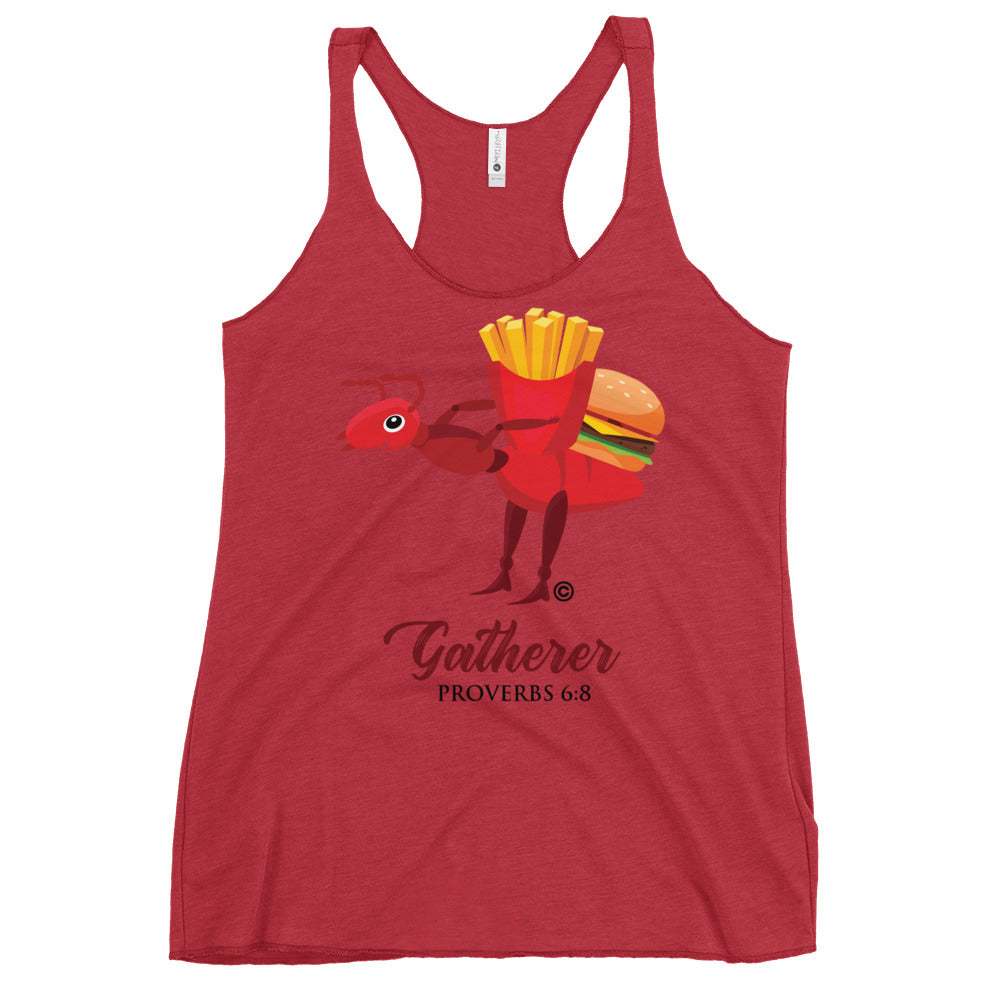 Gatherer Women's Colored Racerback Tank