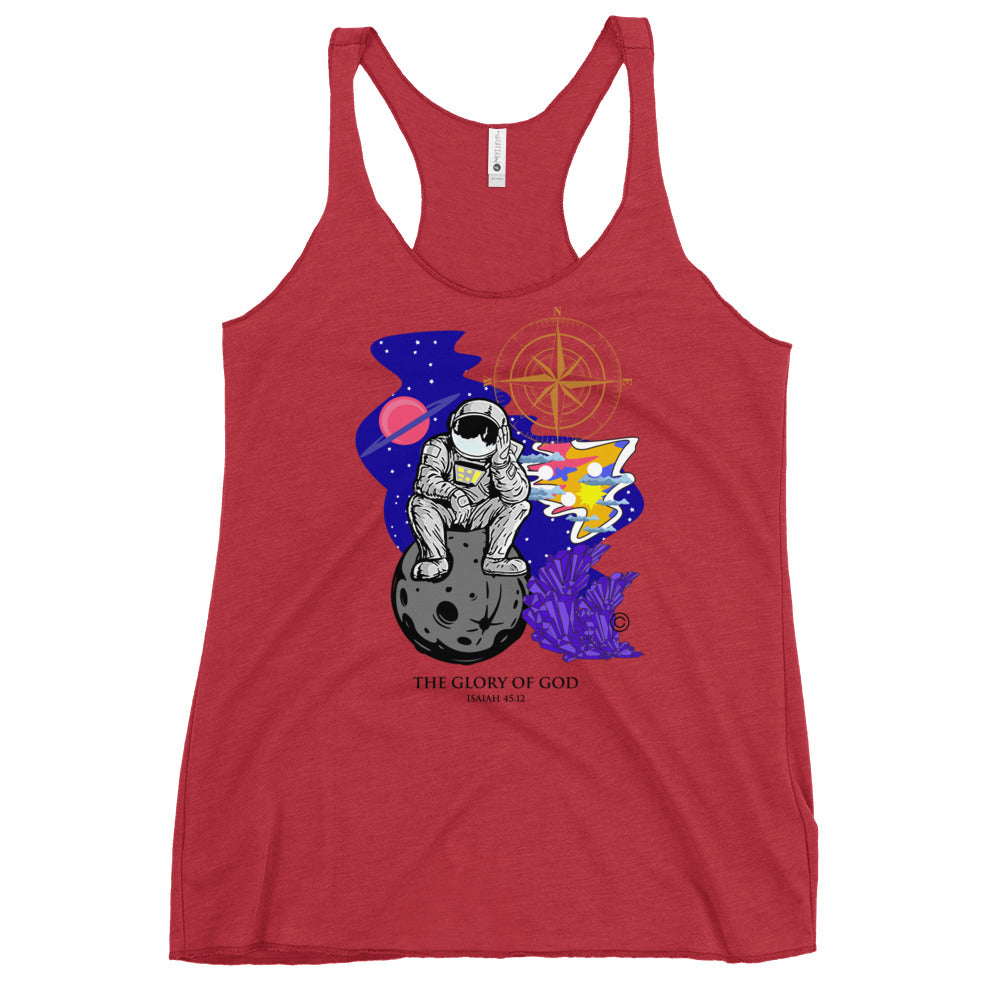 The Glory of God Women's Colored Racerback Tank