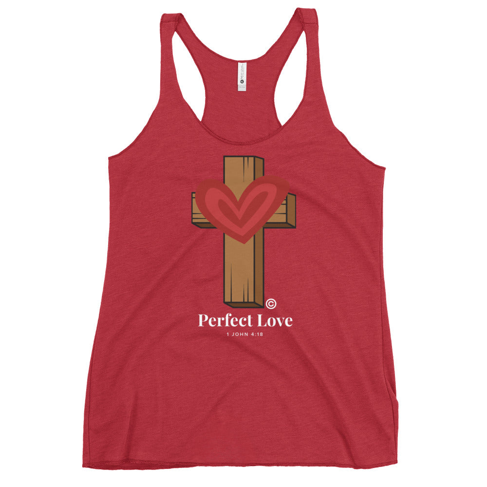 Perfect Love Colored Women's Racerback Tank