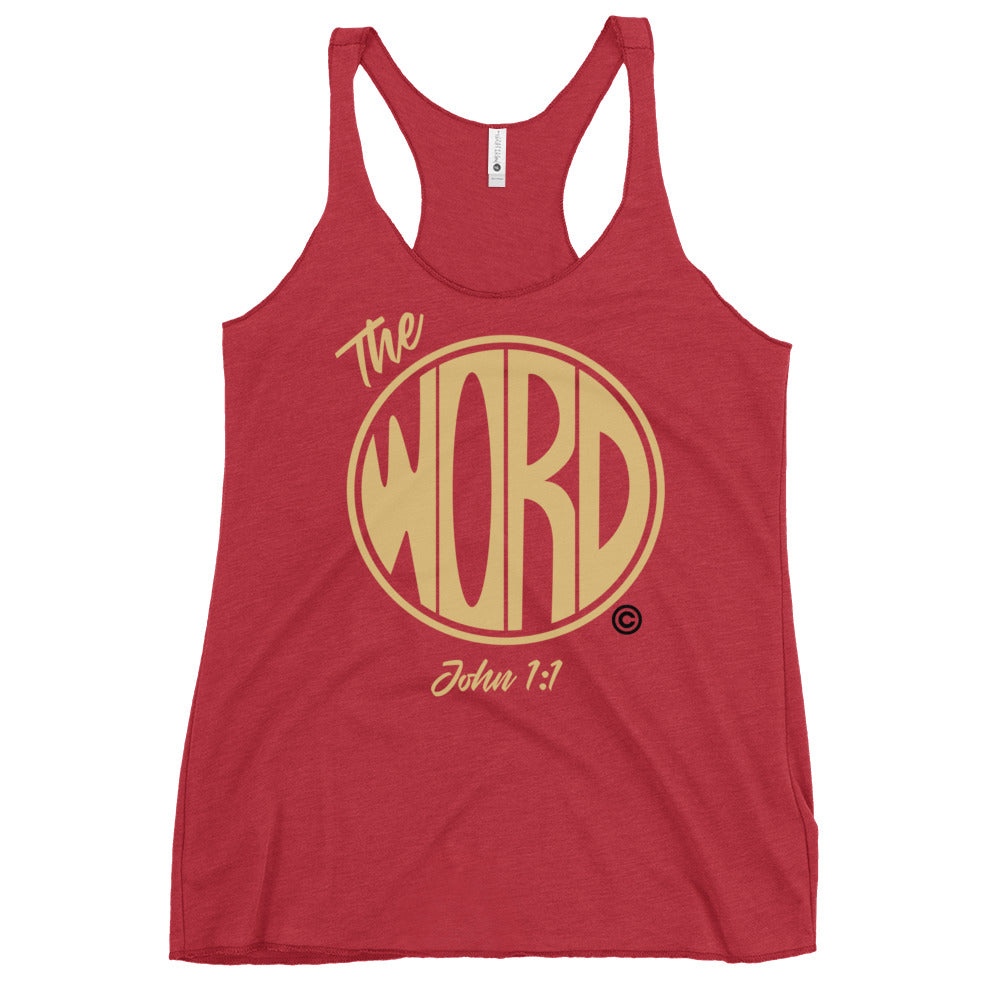 The Word Women's Racerback Tank