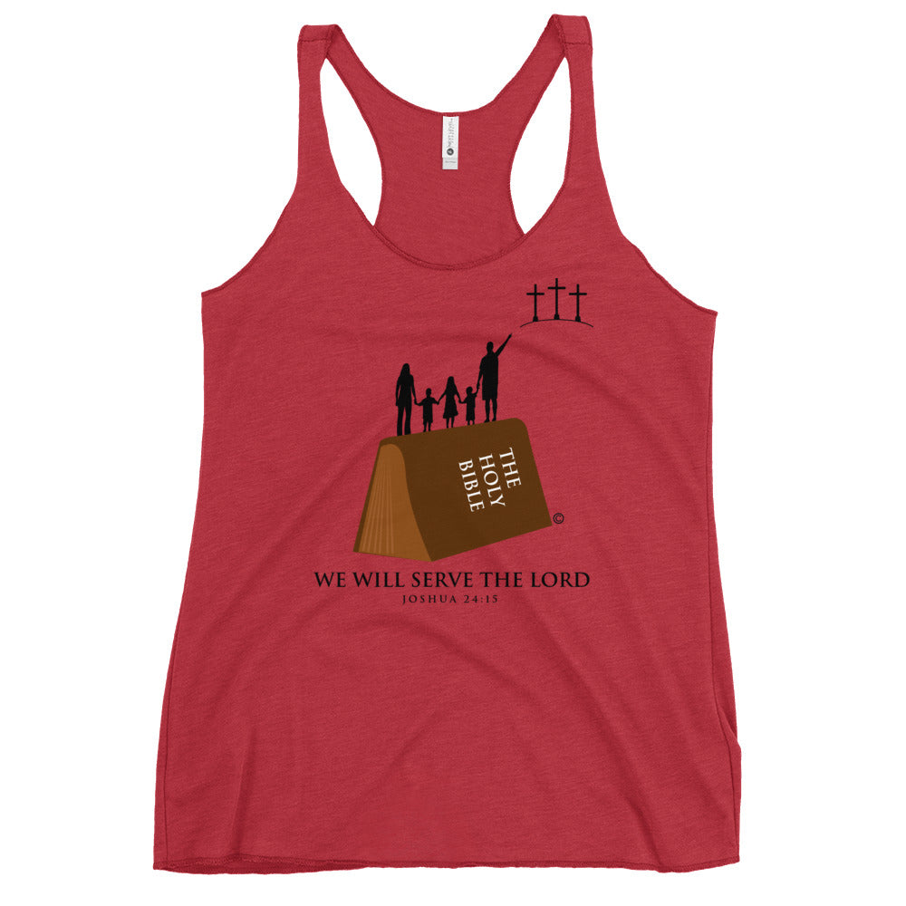 Serve the Lord Women's Racerback Tank