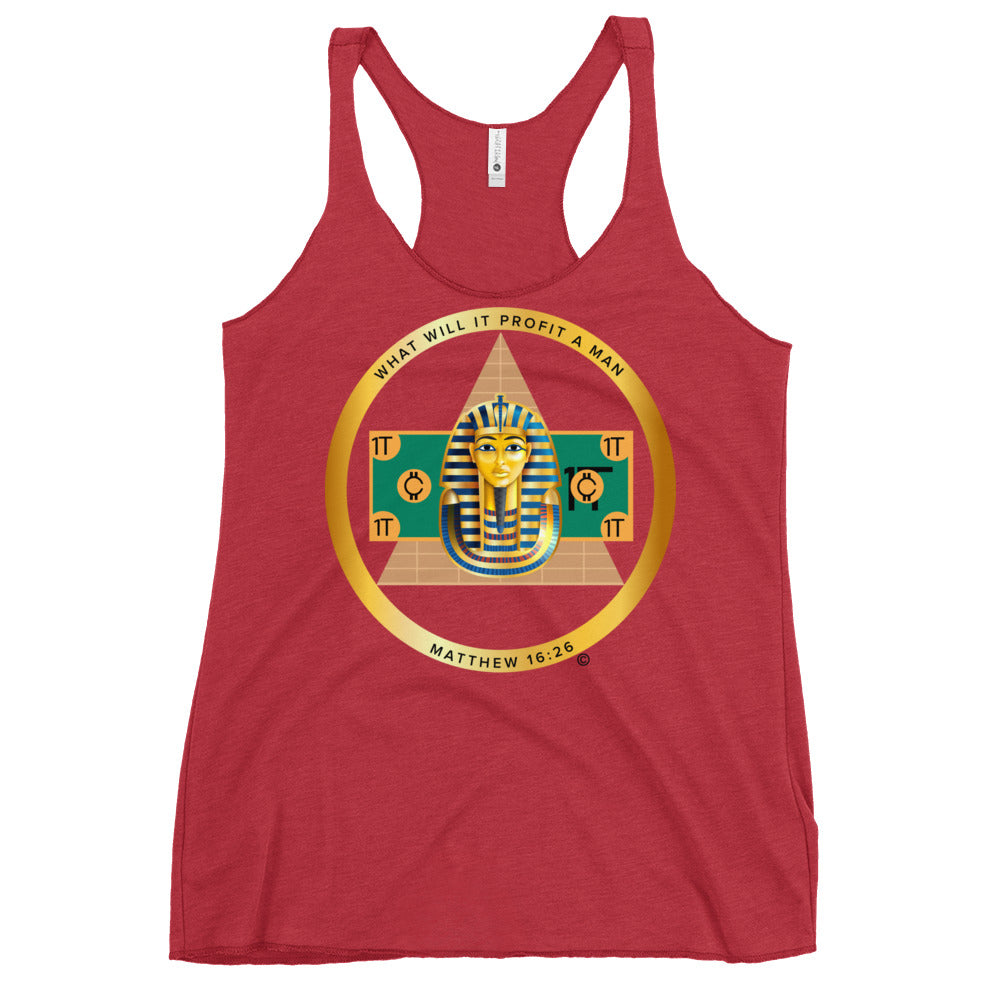 Matthew 16:26 Women's Racerback Tank