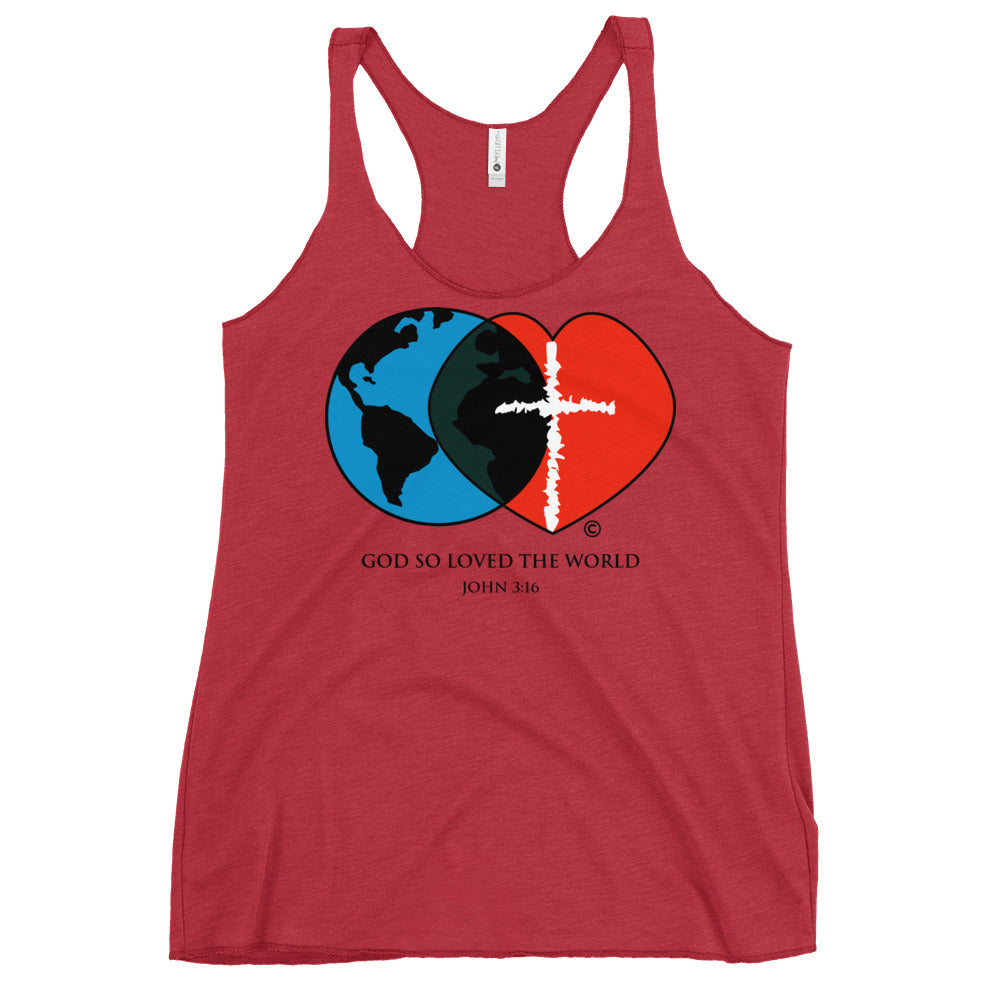 John 3:16 Women's Racerback Tank