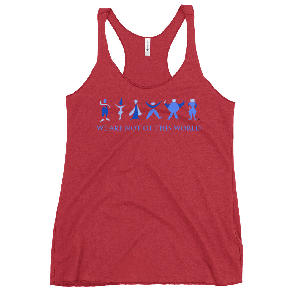 We Are Not of This World Women's Racerback Tank