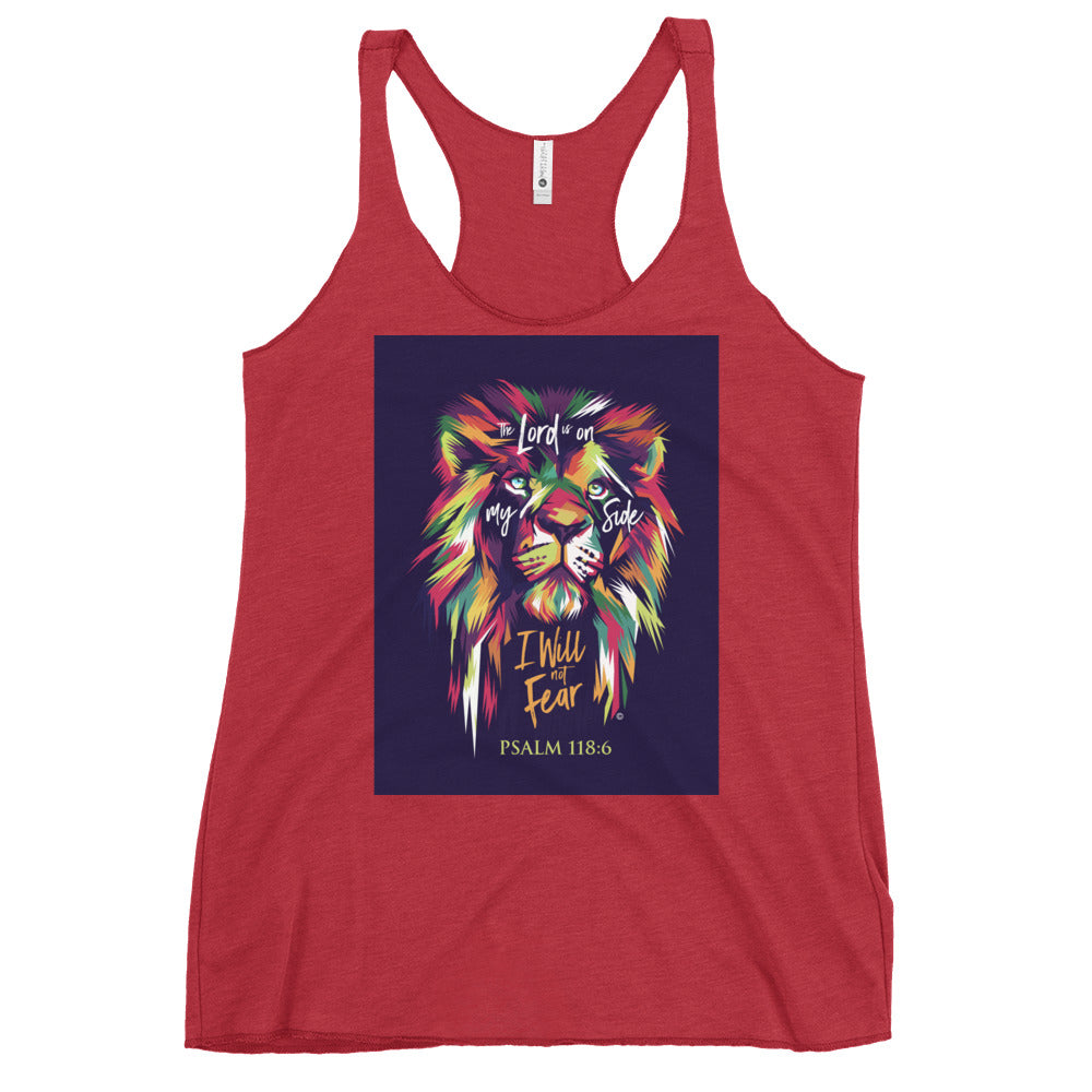 I Will Not Fear Women's Racerback Tank