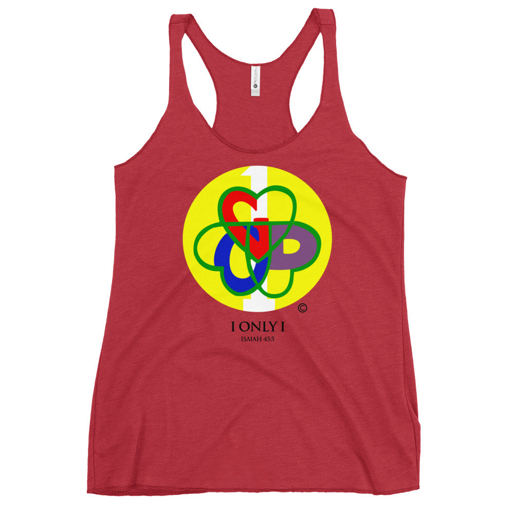 I Only I Women's Racerback Tank
