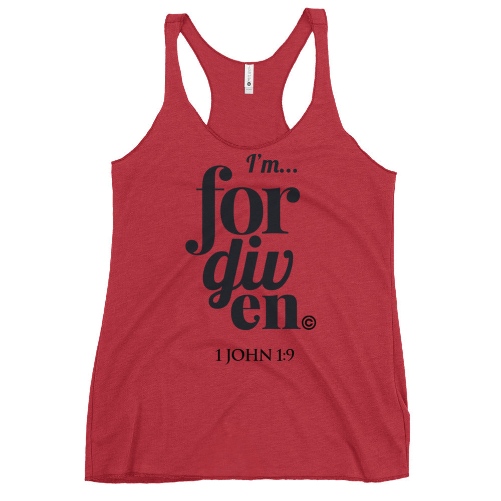 I'm Forgiven Women's Racerback Tank