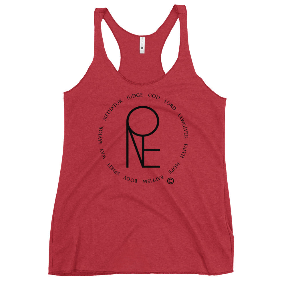 One God Women's Racerback Tank