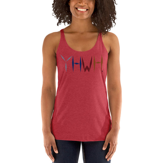 YHWH Women's Racerback Tank