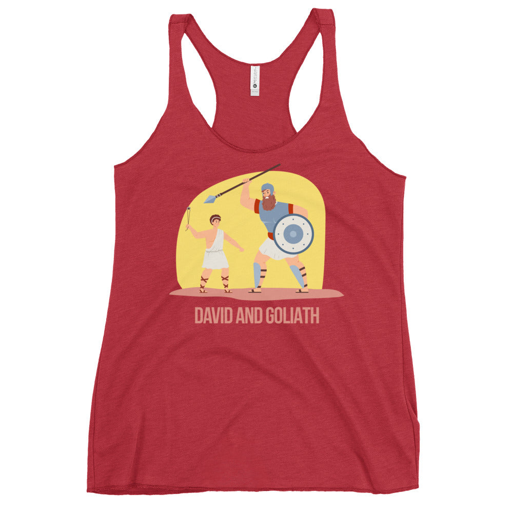 David and Goliath Women's Racerback Tank