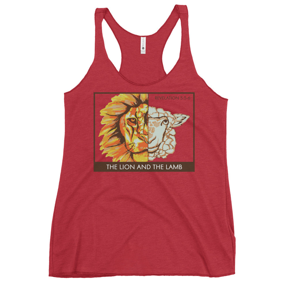 The Lion and the Lamb Women's Racerback Tank