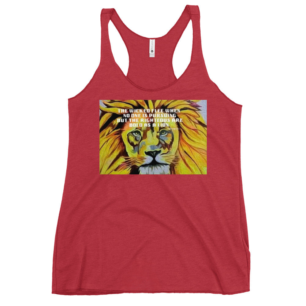 Bold as a Lion Women's Racerback Tank