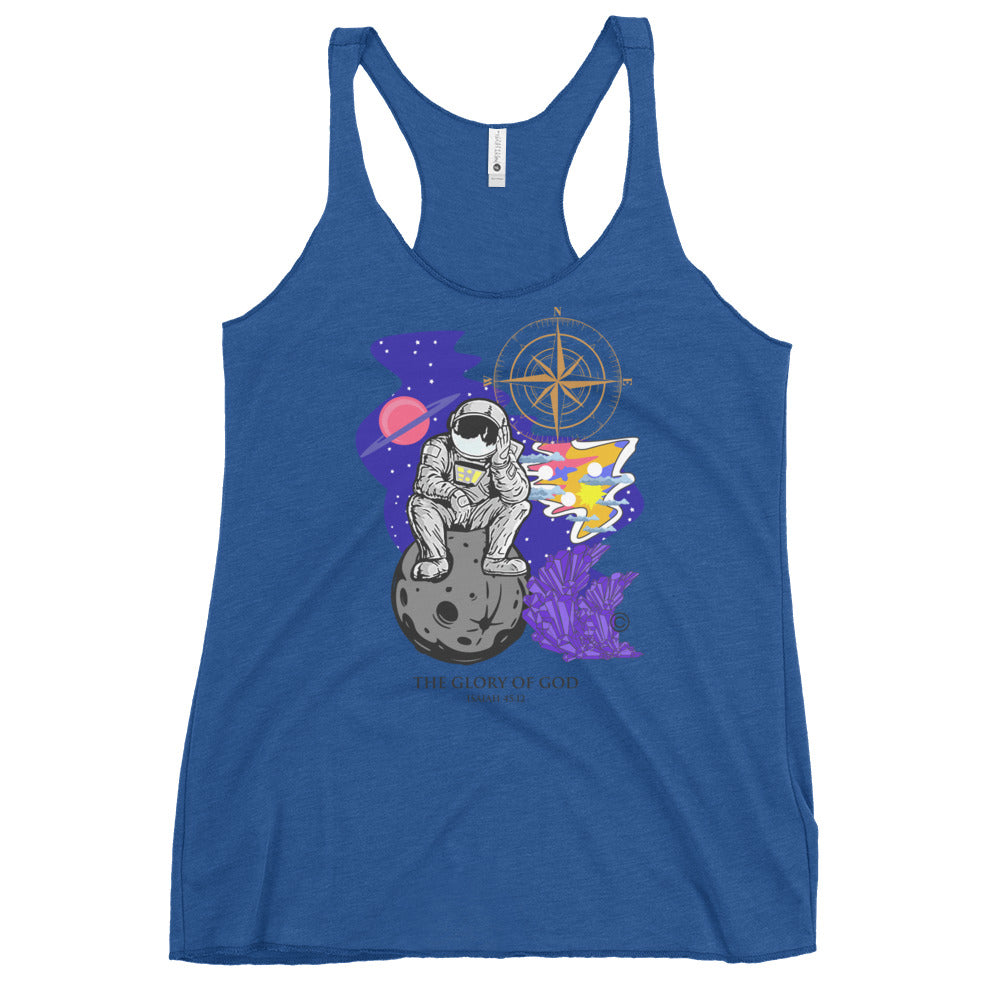 The Glory of God Women's Colored Racerback Tank
