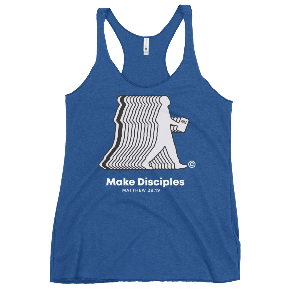 Make Disciples Colored Women's Racerback Tank