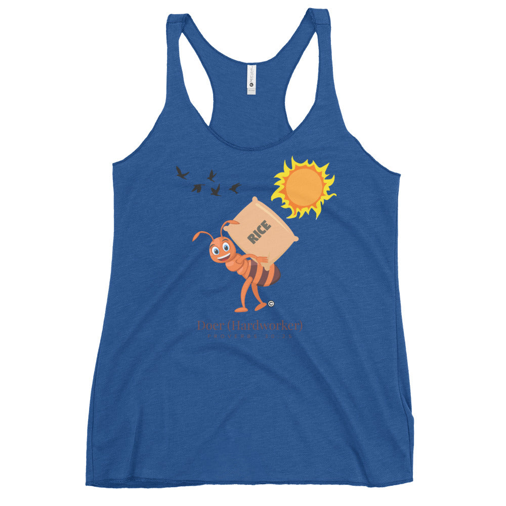 Doer - Hardworker Women's Racerback Tank