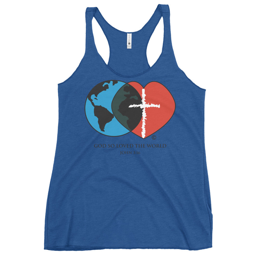 John 3:16 Women's Racerback Tank