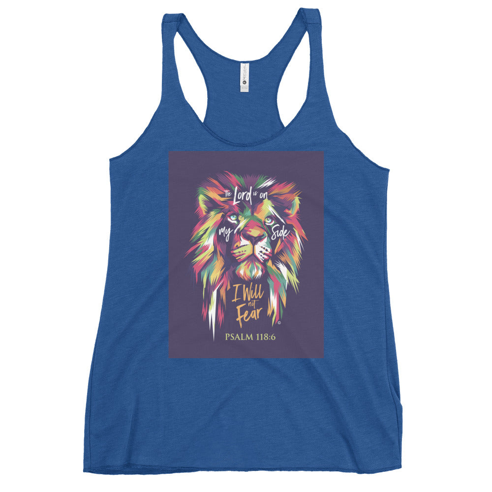 I Will Not Fear Women's Racerback Tank