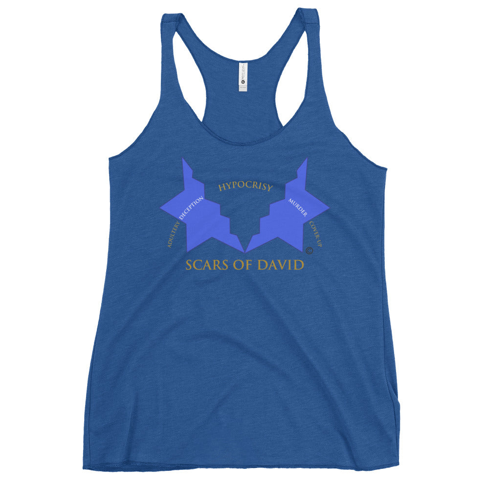 Scars of David Women's Racerback Tank