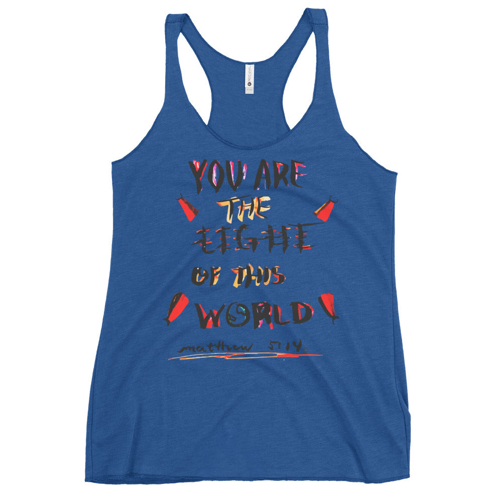 Light of This World Women's Racerback Tank