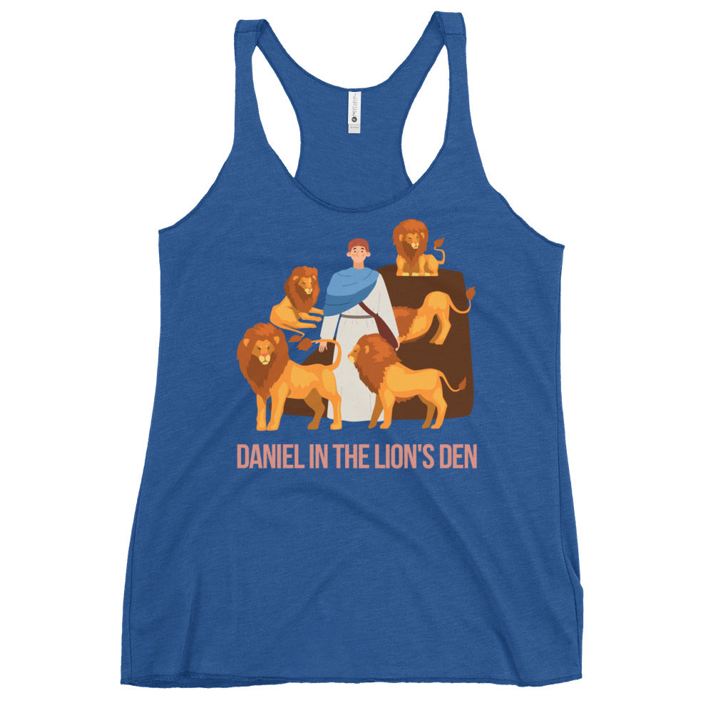 Daniel in the Lion's Den Women's Racerback Tank