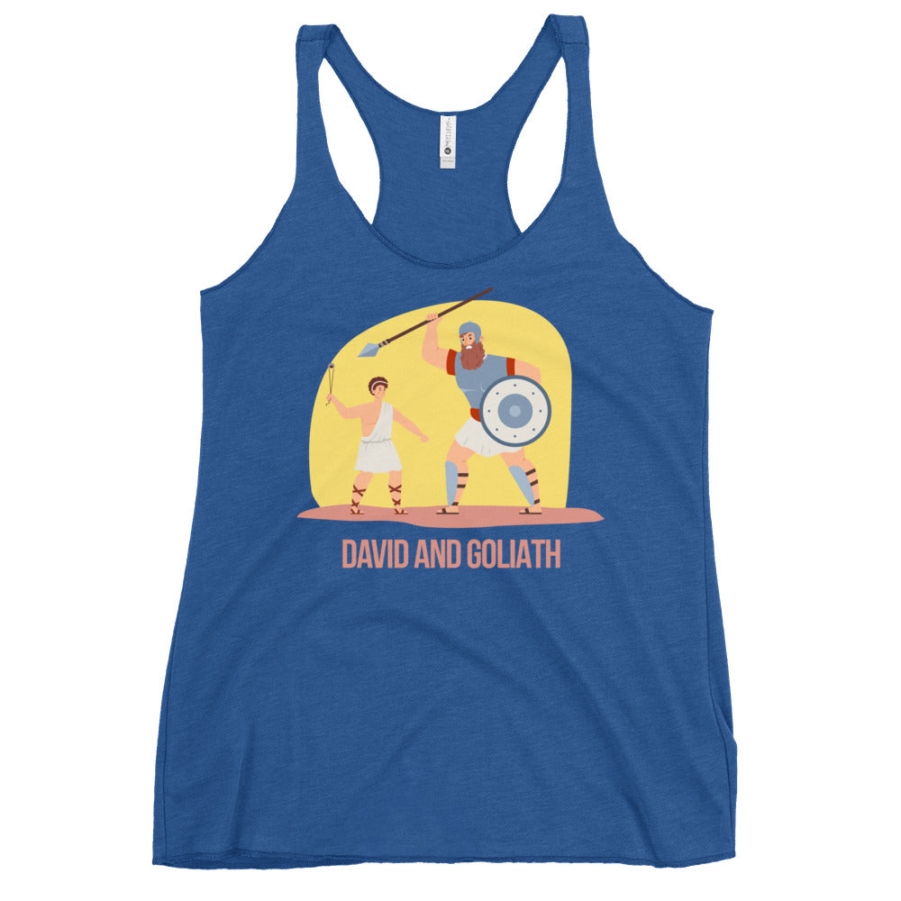 David and Goliath Women's Racerback Tank
