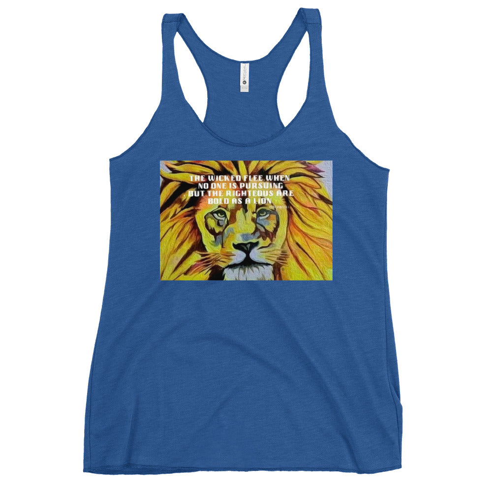 Bold as a Lion Women's Racerback Tank