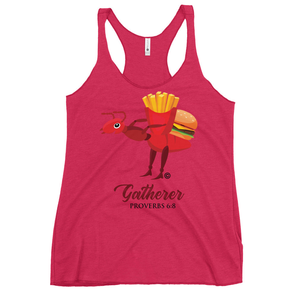 Gatherer Women's Colored Racerback Tank