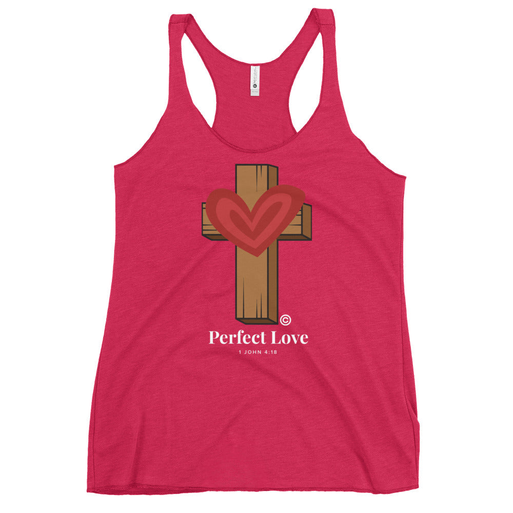 Perfect Love Colored Women's Racerback Tank